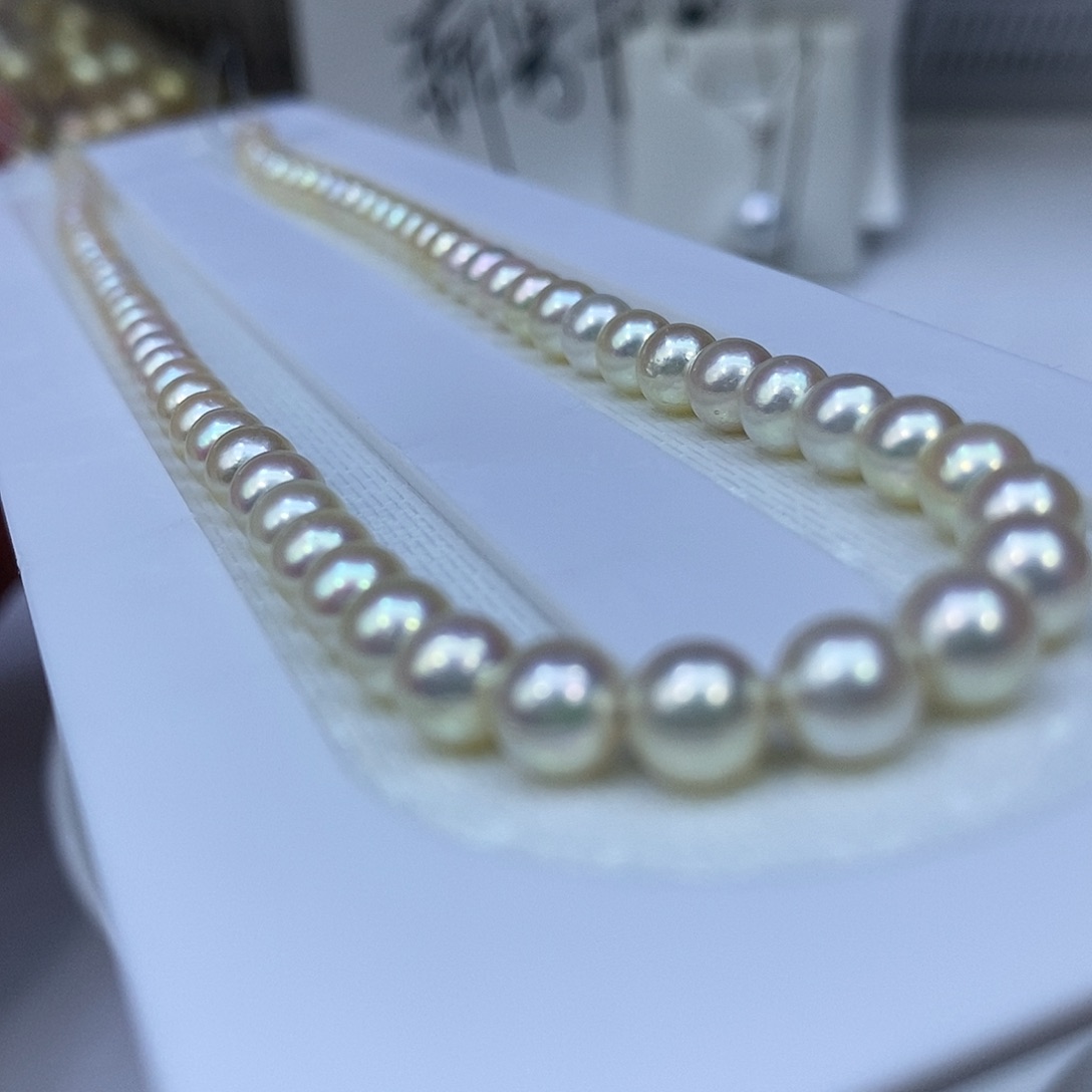 海水珍珠银S925镶嵌颈饰