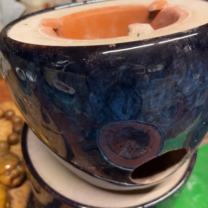 自制花盆炭火围炉