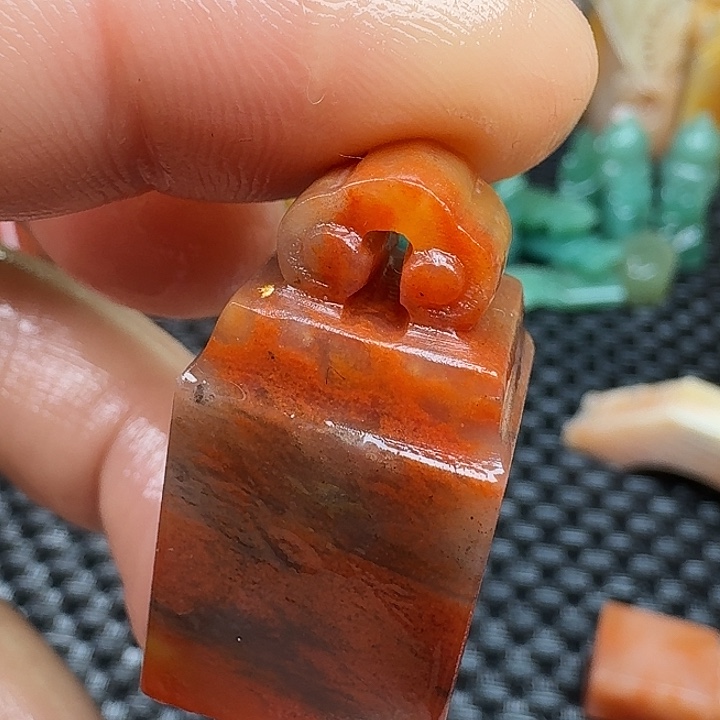 青田石真真正正章