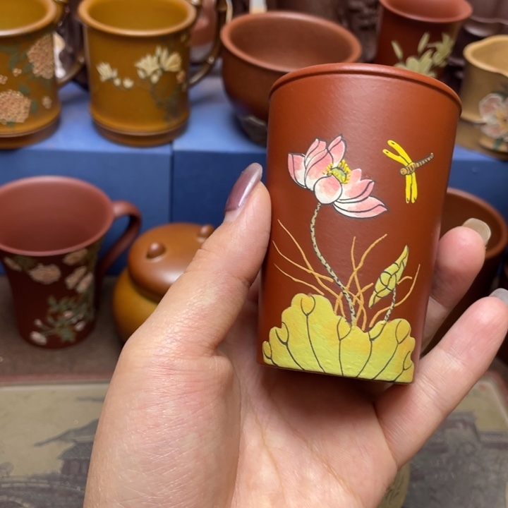 紫砂茶杯紫砂主人杯