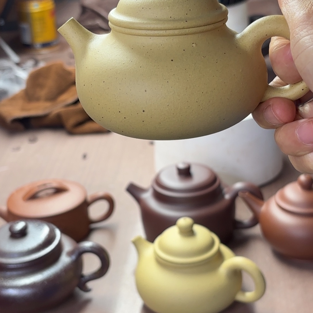 茶壶紫砂本绿容天150毫升