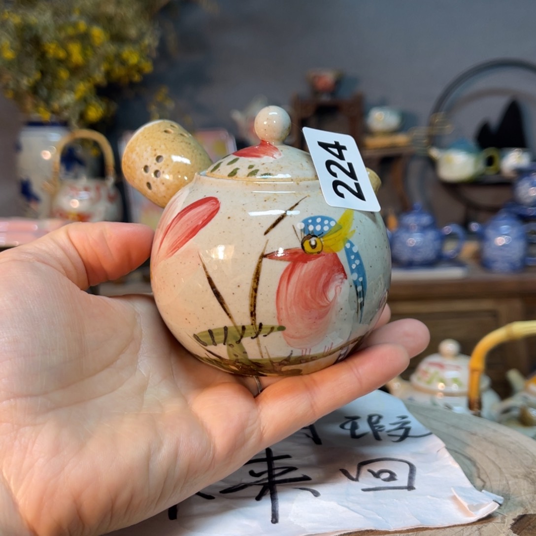 杯素浅陶瓷手工手绘