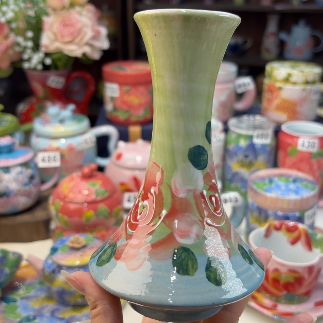 瓷片景德镇手绘高温釉下彩陶瓷茶具