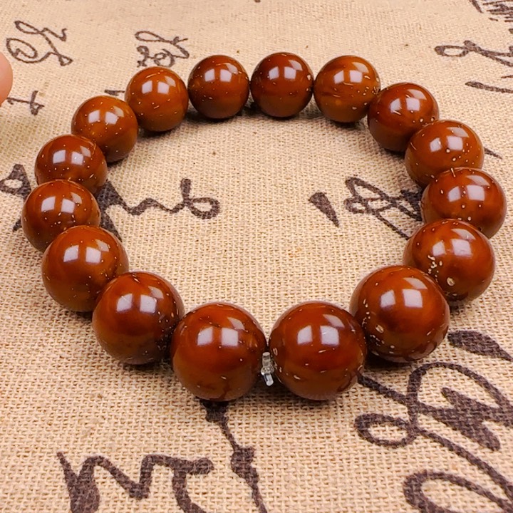 紫金鼠吊坠菩提子手串