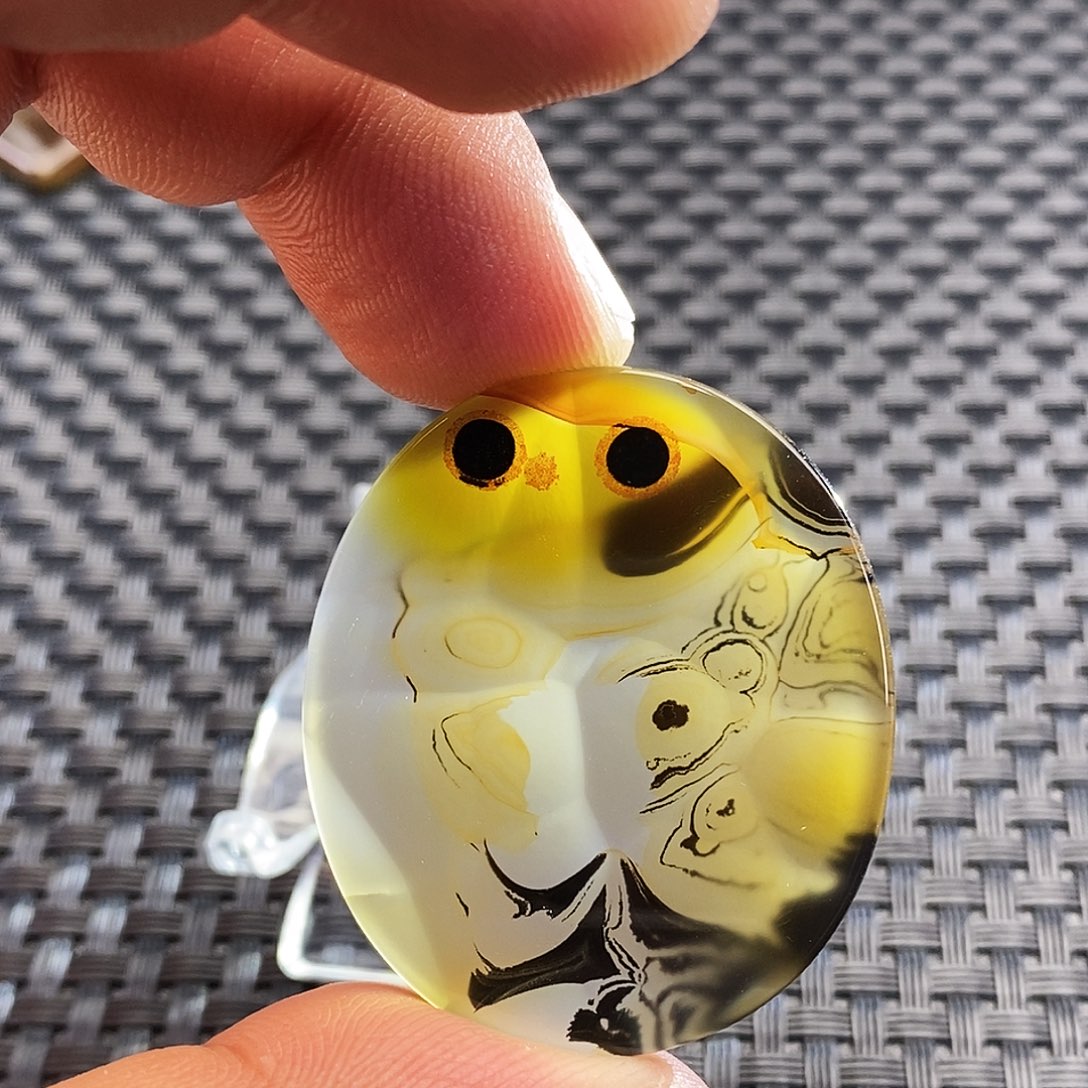 思***默玛瑙/玉髓未镶嵌吊坠(不含链)