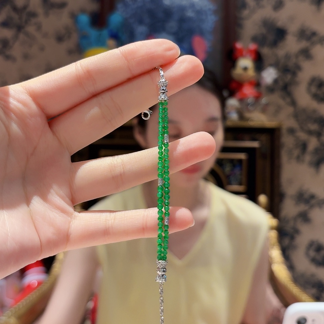 翡翠未镶嵌手链手链