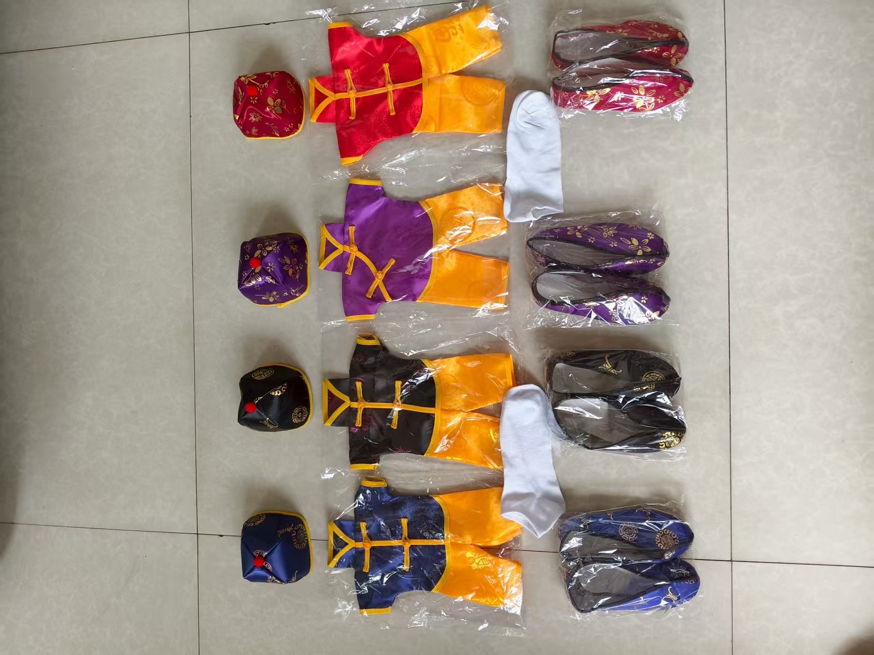 英灵衣衣唐装男女童唐服用于春节祭日烧纸祭拜用品