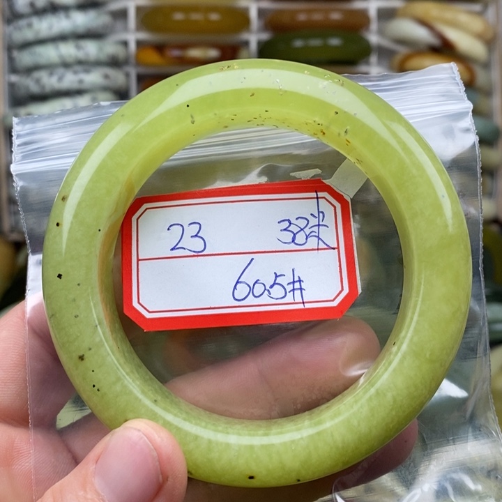 未镶嵌蛇纹石玉手绳