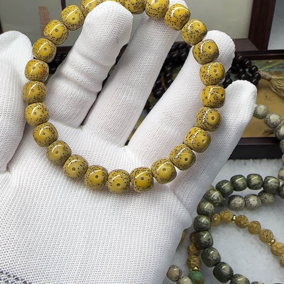 星月菩提手串9.5月朗星稀针尖星