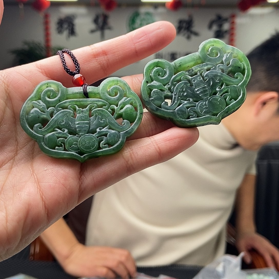 和田玉颜色多样性发拍一发一未镶嵌