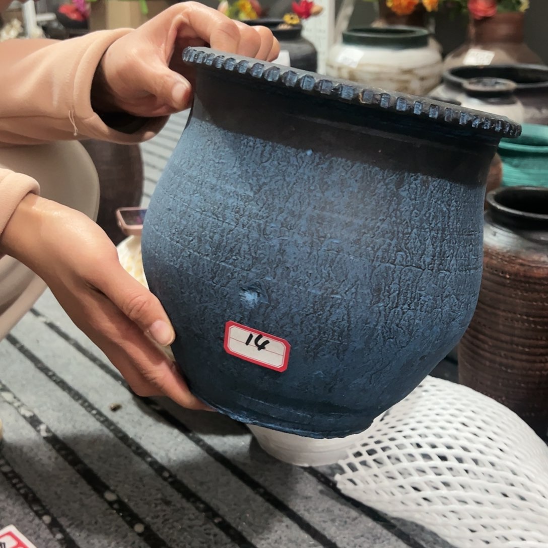 红陶47蓝色瑕疵14号