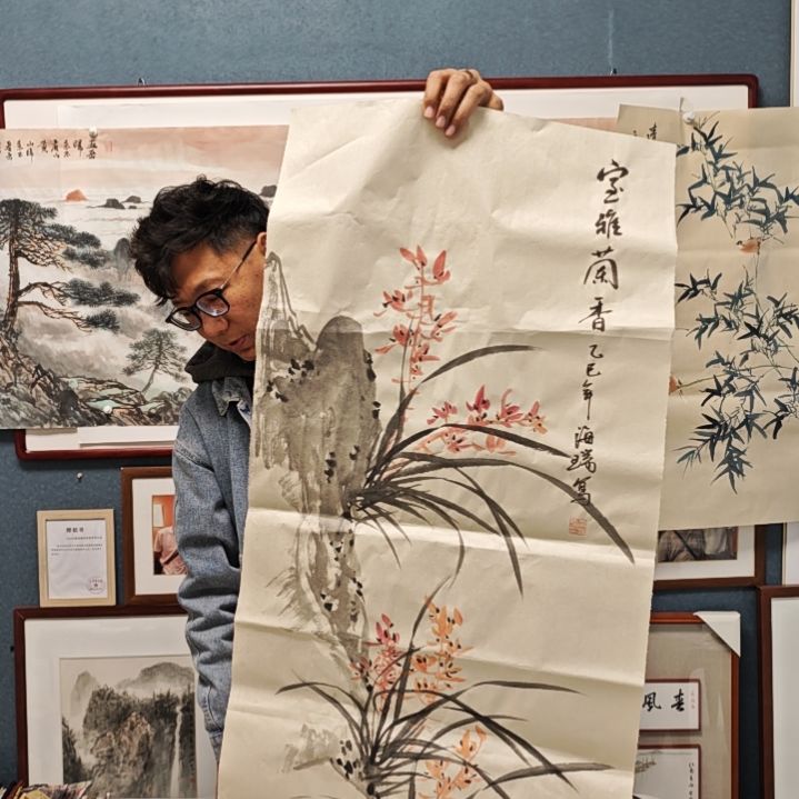 国画贾海瑞老师手绘