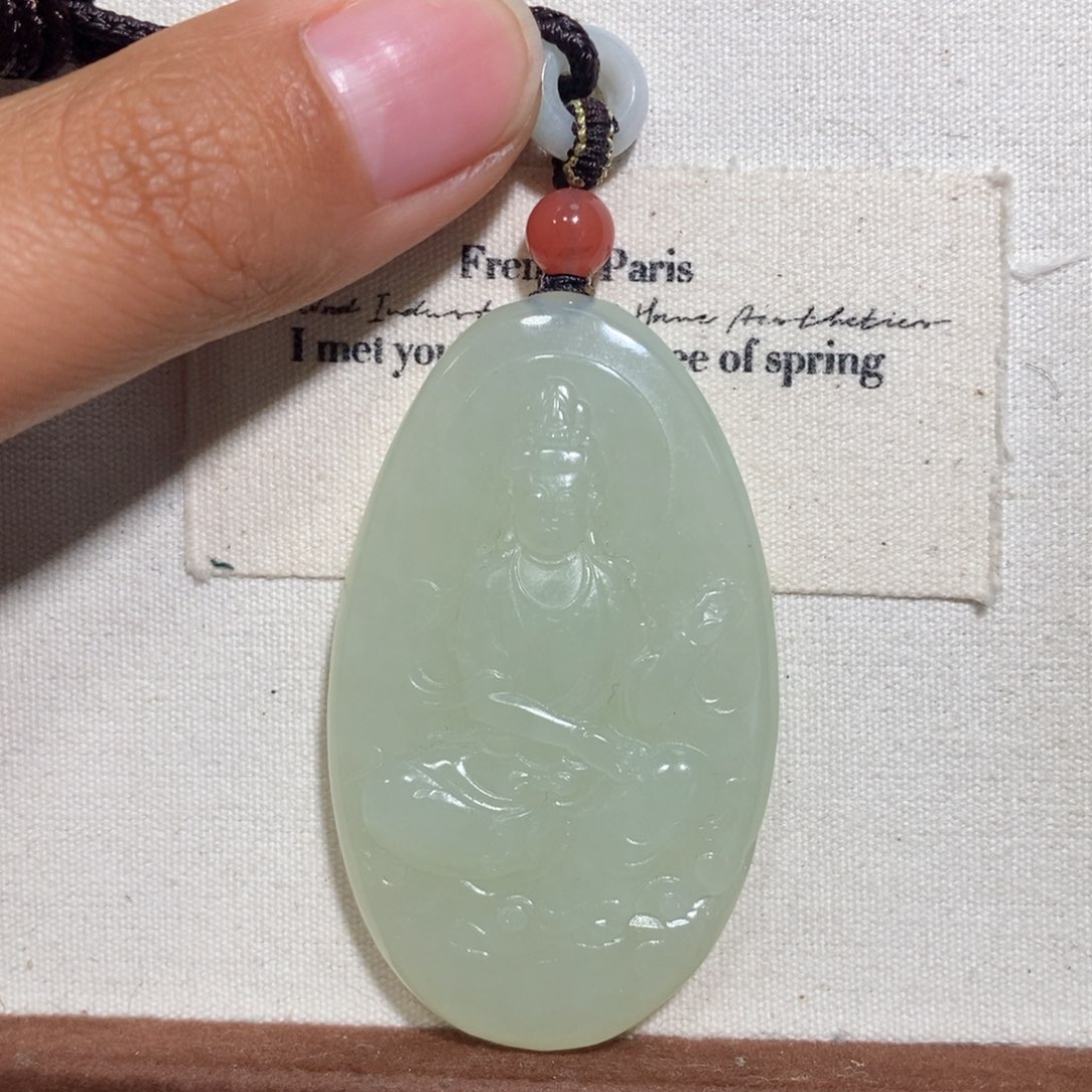 和田玉（糖玉）颈饰未镶嵌