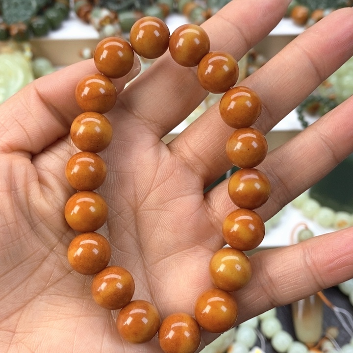 【闪购商品】透闪石质玉手串未镶嵌