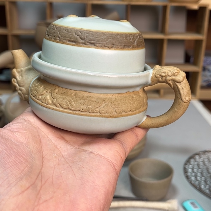 壶老段烧陶瓷茶器