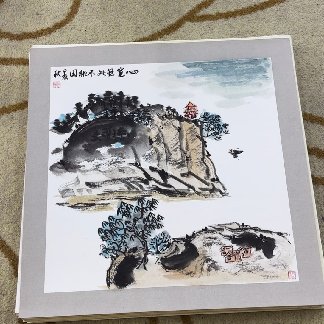 国画国画老师作品刘