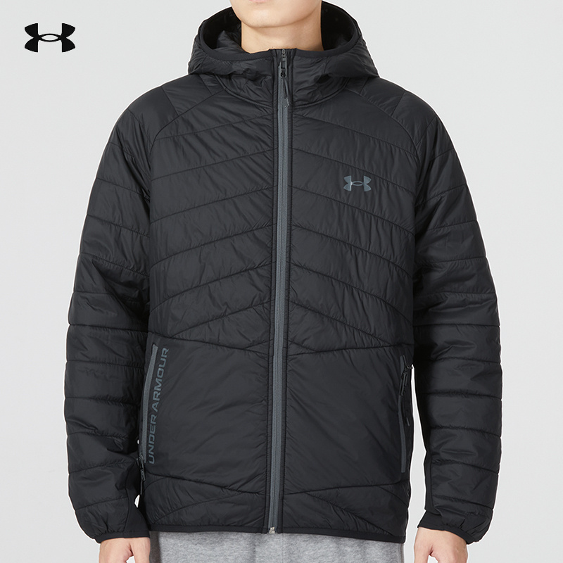 UA安德玛棉服男装秋冬户外健身训练上衣保暖休闲运动外套 1375447