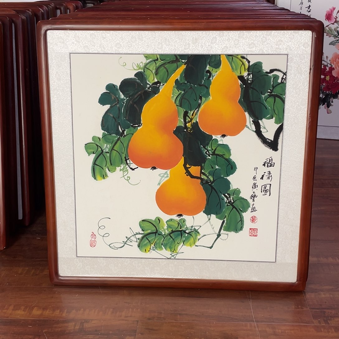 国画带框尺寸63*63厘米