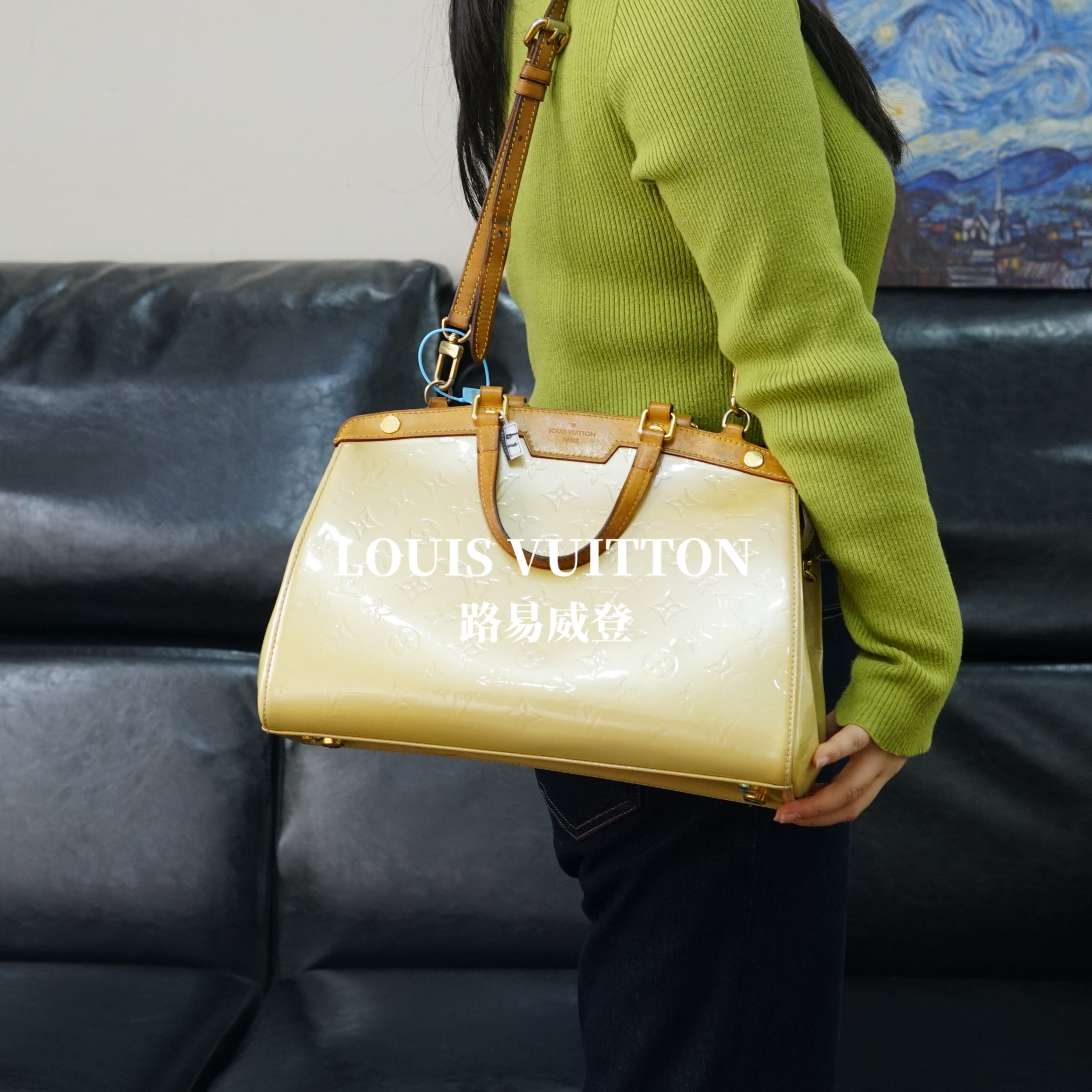 95新 LouisVuitton/路易威登  LV/漆皮医生包/SP01513022/3022