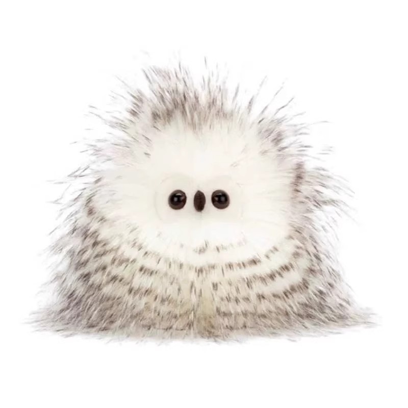 英国炸毛猫头鹰伯蒂潦草爆炸头可爱毛绒玩偶公仔玩具送礼