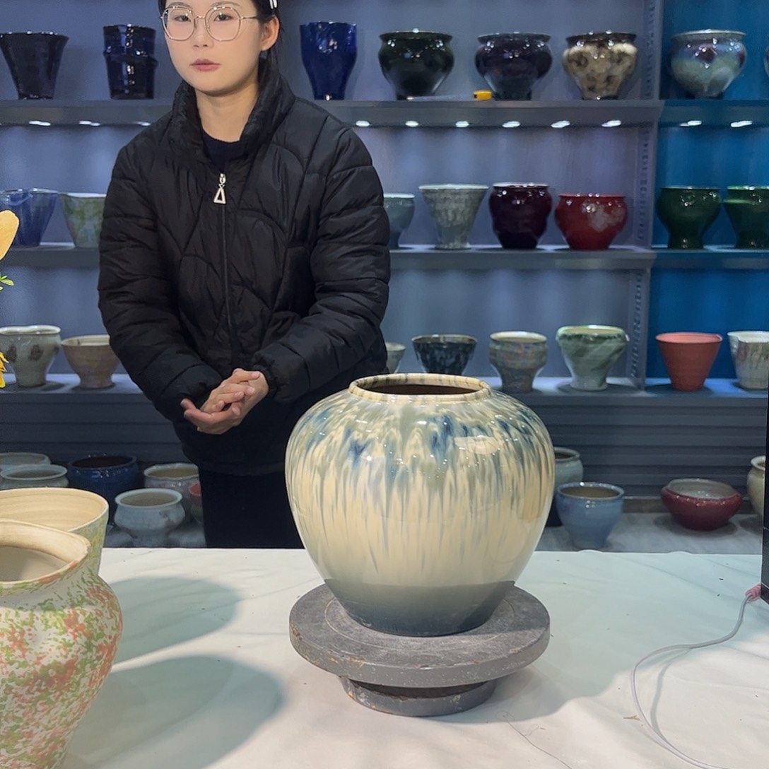 陶摆件景德镇陶瓷花瓶