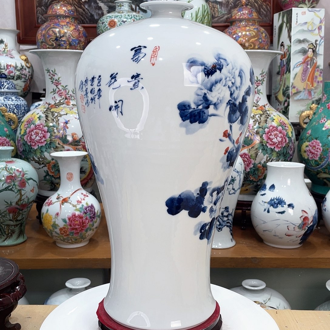 雅***伯陶摆件景德镇的陶瓷