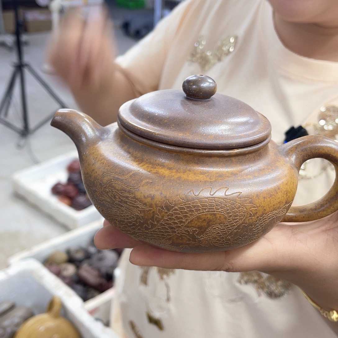 茶壶紫砂宜兴紫砂壶瑕疵