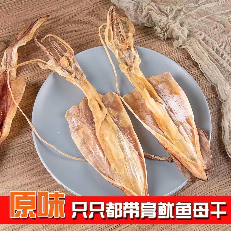 惠安小岞鱿鱼母天然食用鲜嫩美味海钓新鲜捕捞手钓鲜美鱿鱼母