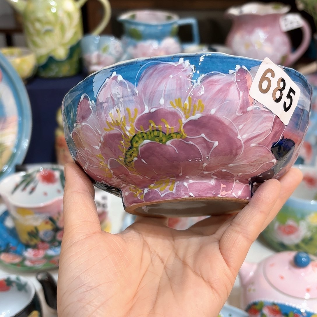 景德镇手绘高温釉下彩陶瓷茶具