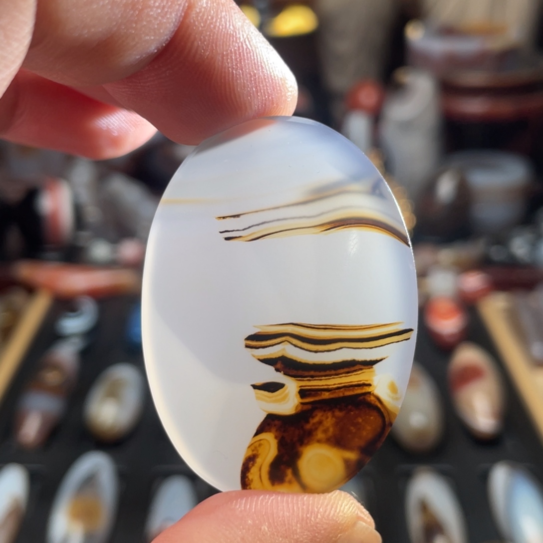 玛瑙/玉髓未镶嵌颈饰