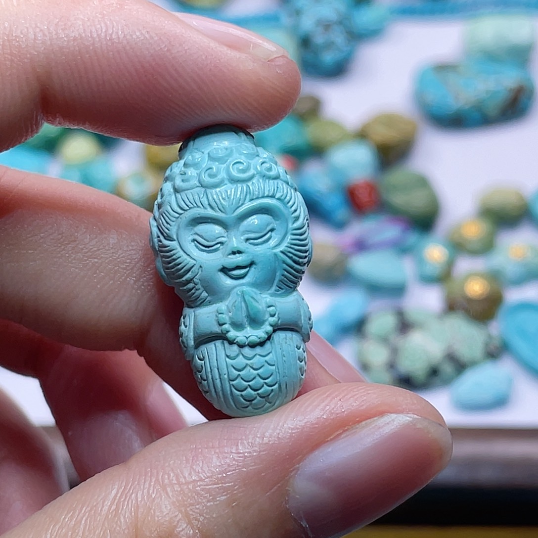 绿松石未镶嵌配饰