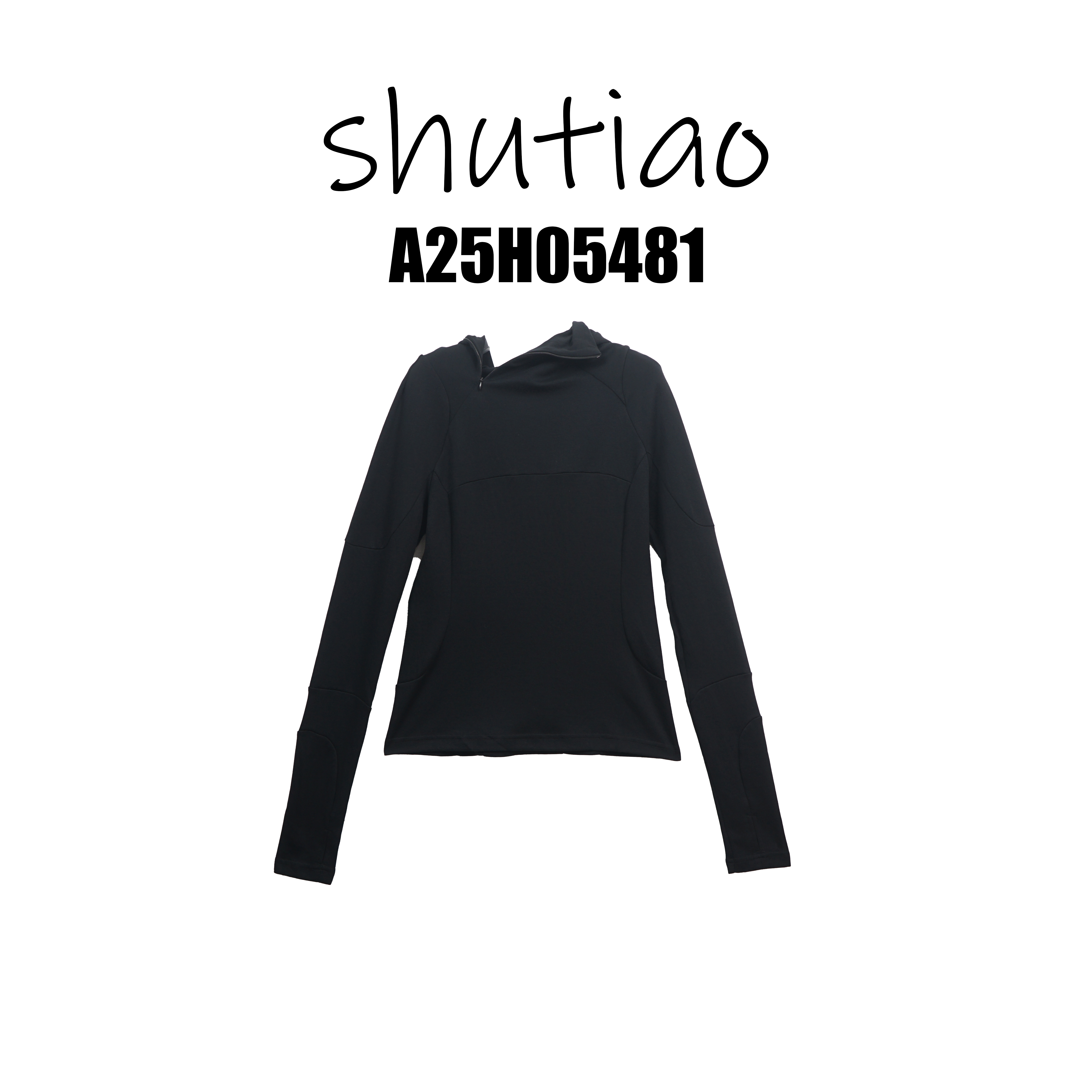 【SHUTIAO】2025冬季：新款小众设计款T恤A25H05481