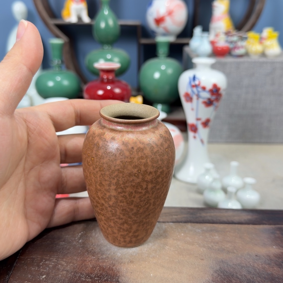 陶瓷手工小花器摆件