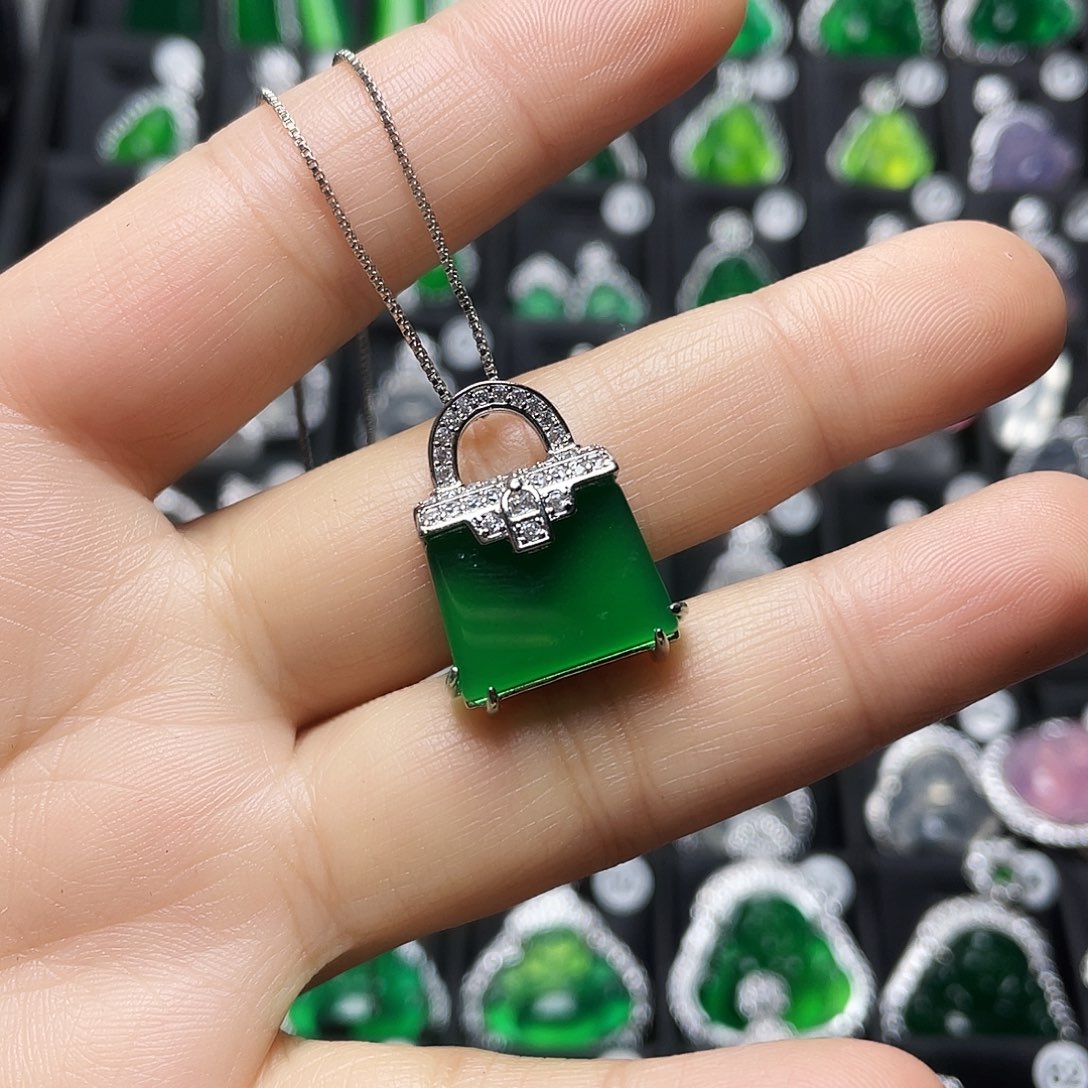 玛瑙/玉髓合金颈饰