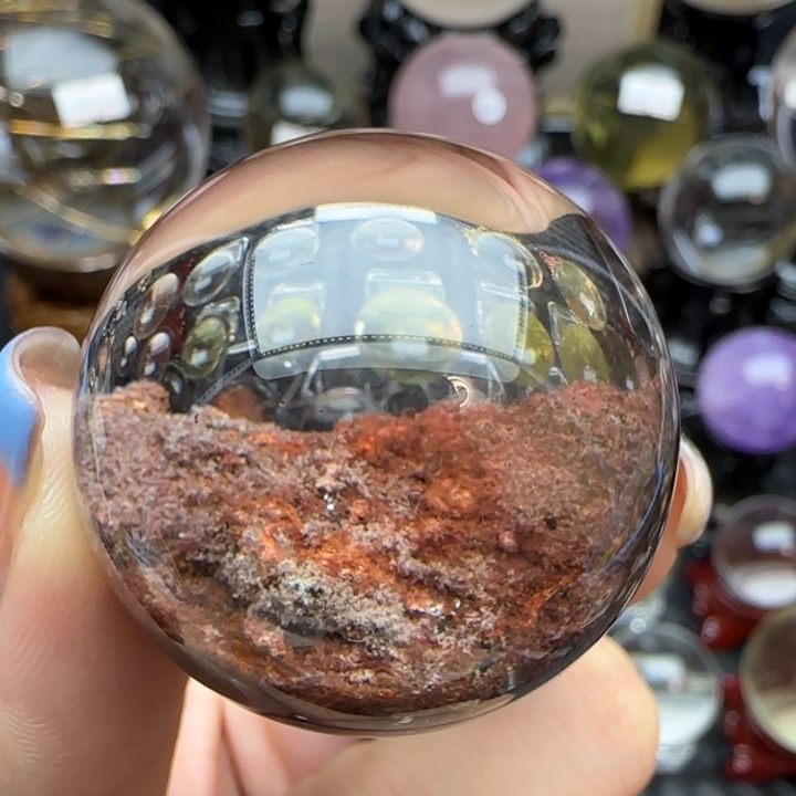 天然水晶球R24未镶嵌水晶天然3.8公分