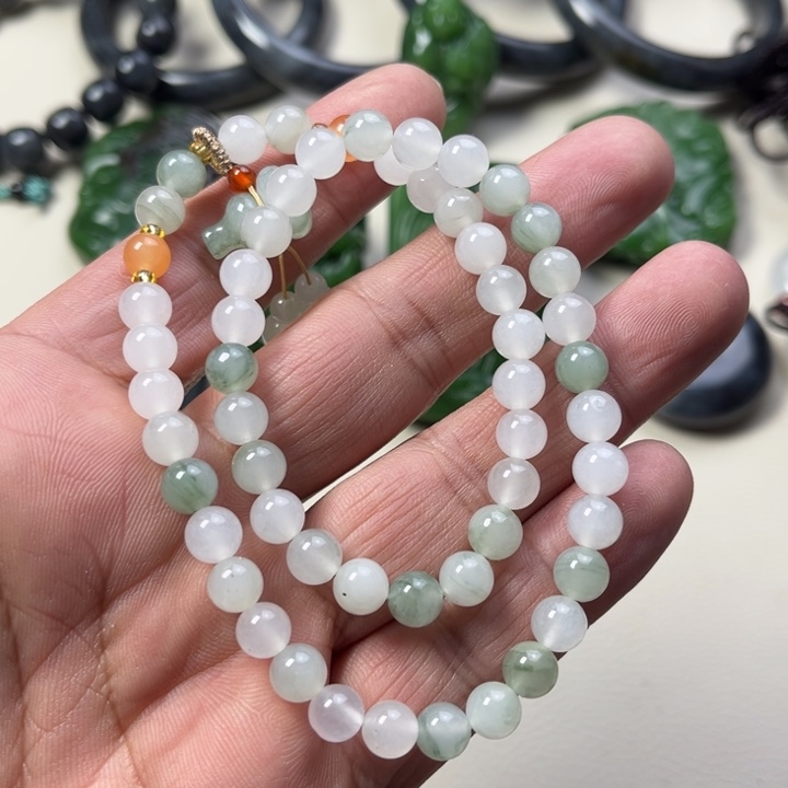 【闪购商品】石英质玉手链未镶嵌