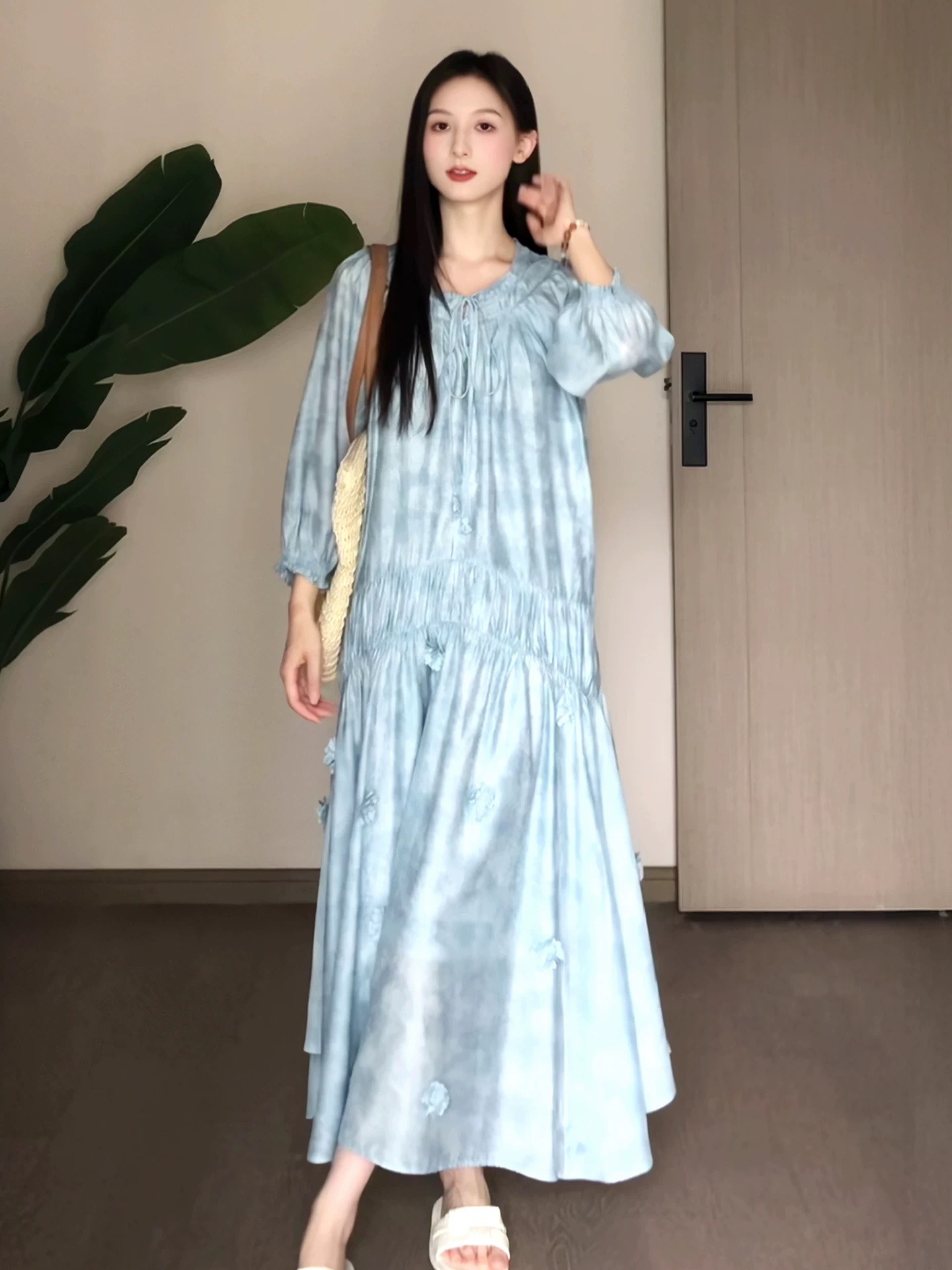 【漫歌】独特漂亮绝美气质高级感连衣裙子女