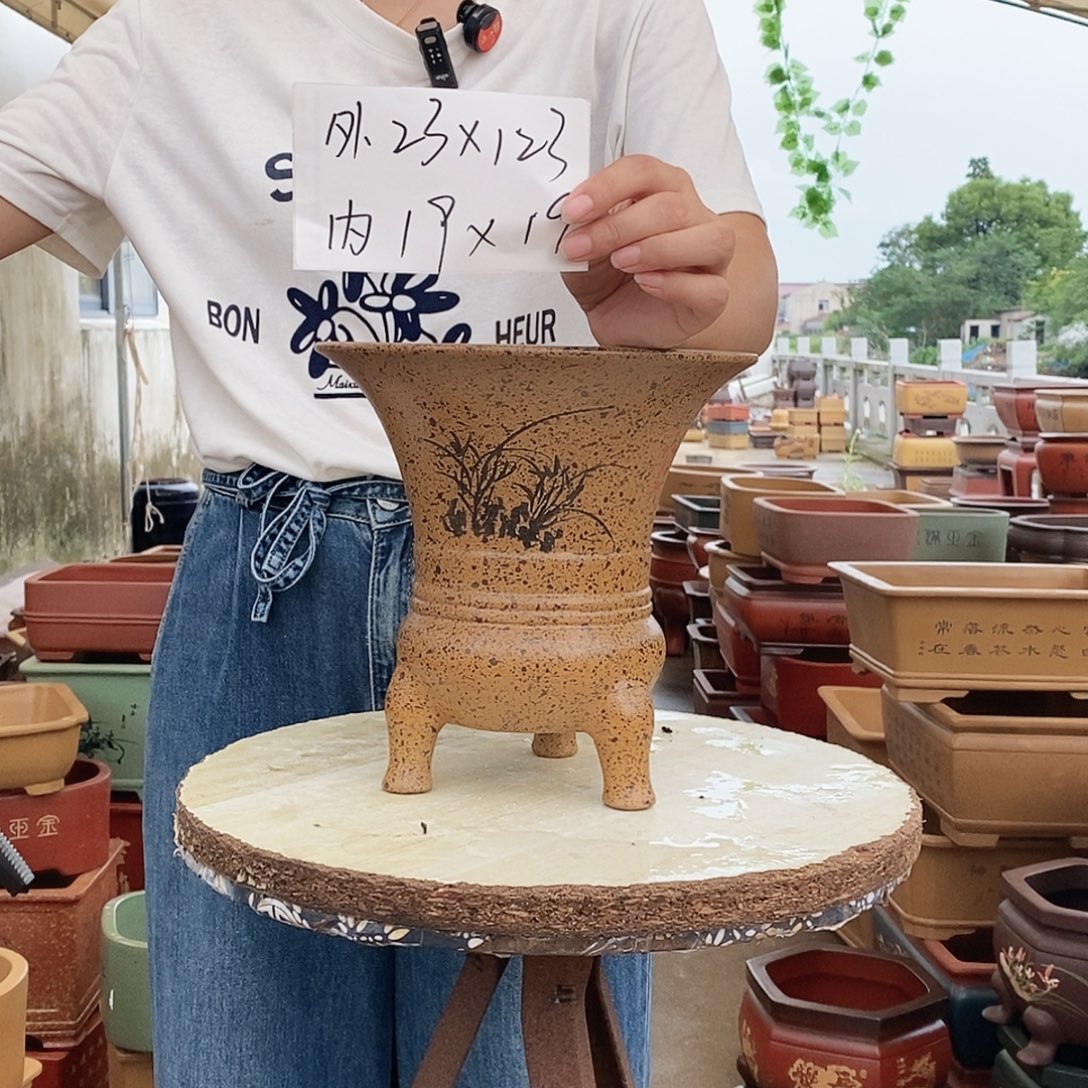 紫砂花盆紫砂花盆