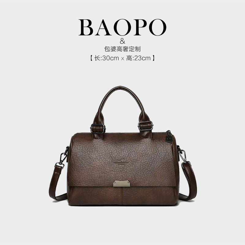 【BAOPO】单肩包每一个细节都值得您的欣赏26289熊棕