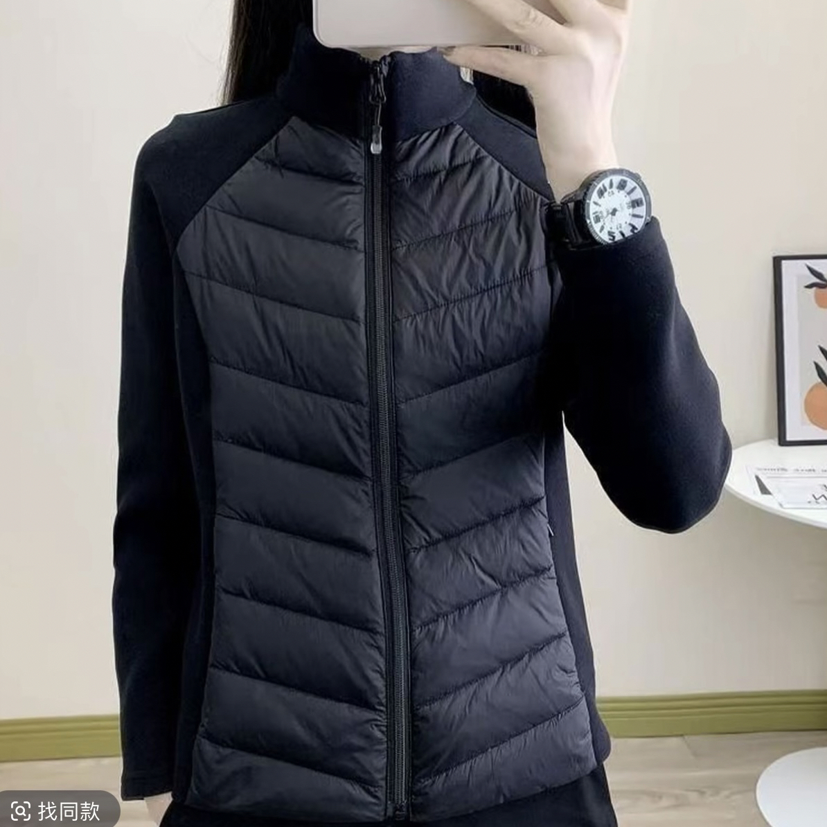 修身百搭立领排骨外套