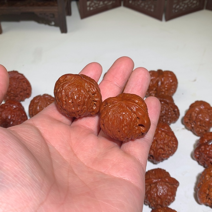 文玩核桃把件自*.铁锤10