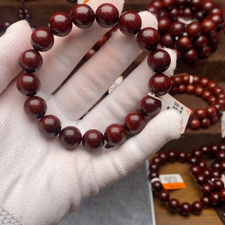 小叶紫檀手串/手链1.2泥料带金星