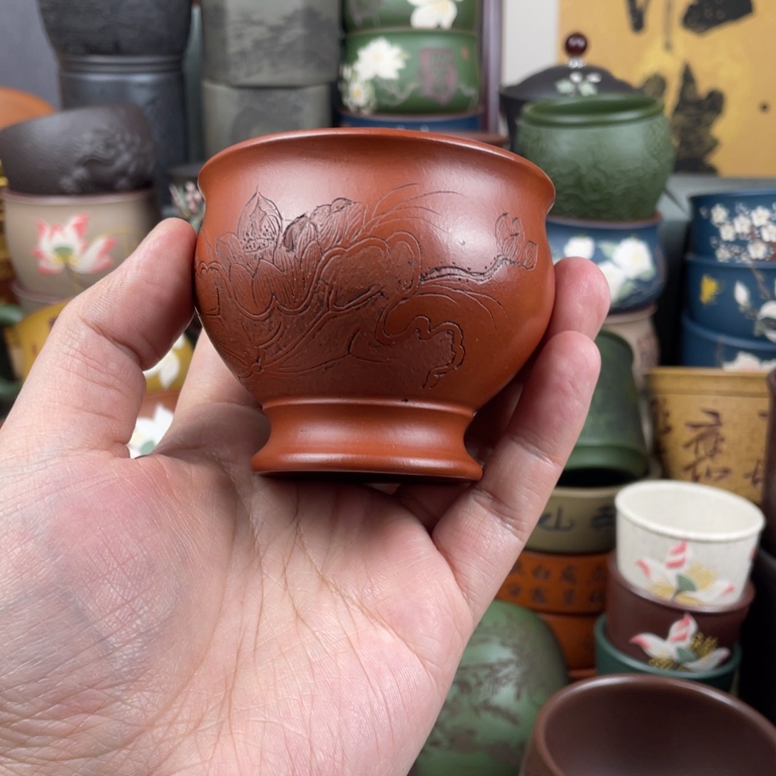 紫砂茶杯紫砂茶杯