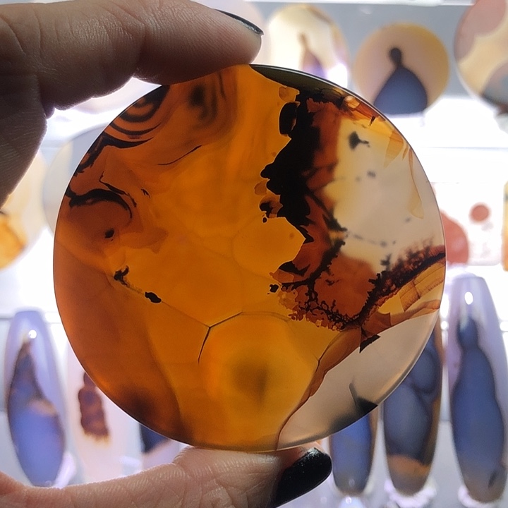 玛瑙/玉髓合金颈饰30