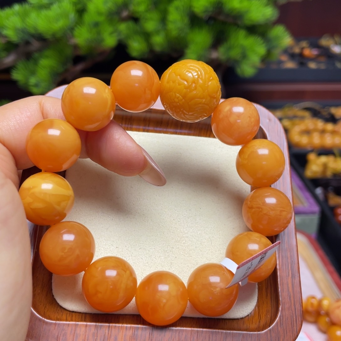 蜜蜡手链未镶嵌手串