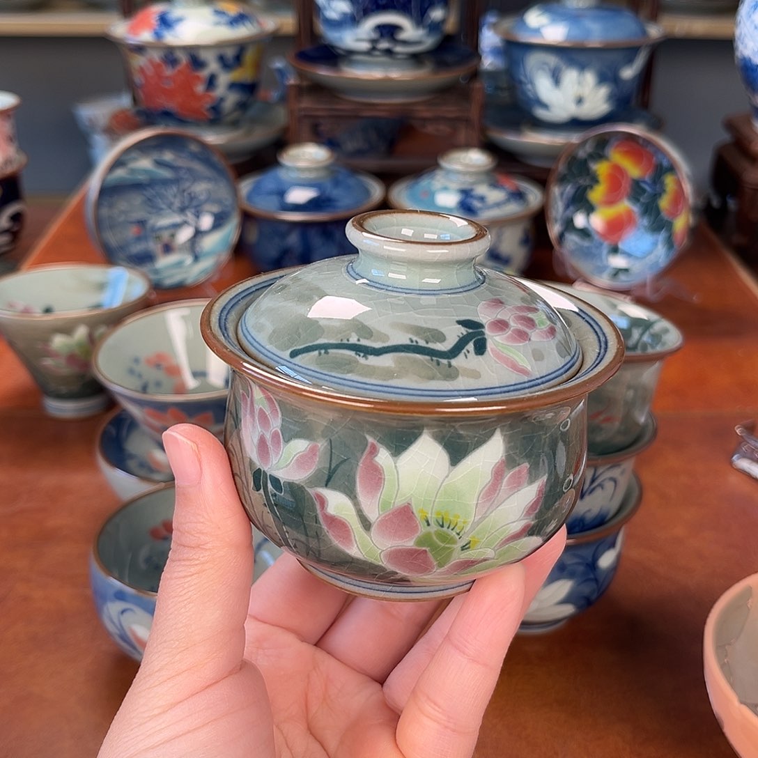 杯盖碗景德镇陶瓷