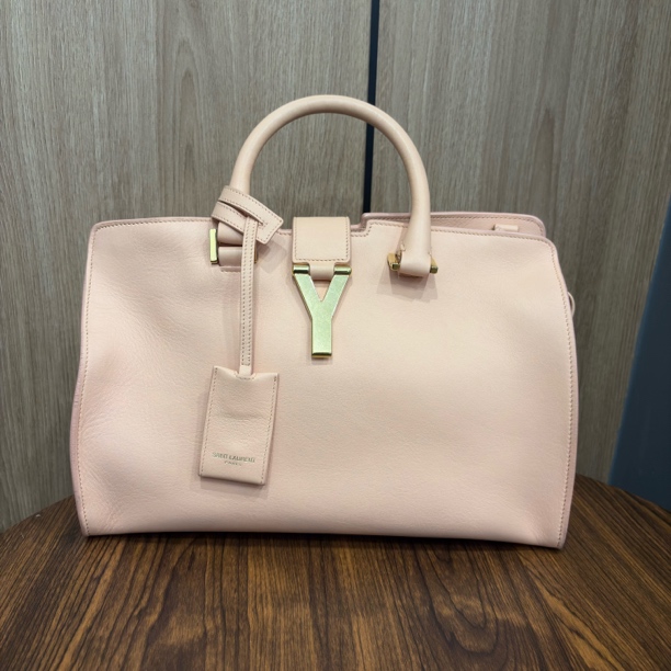 95新 YSL/圣罗兰 入目 粉色手提包64562
