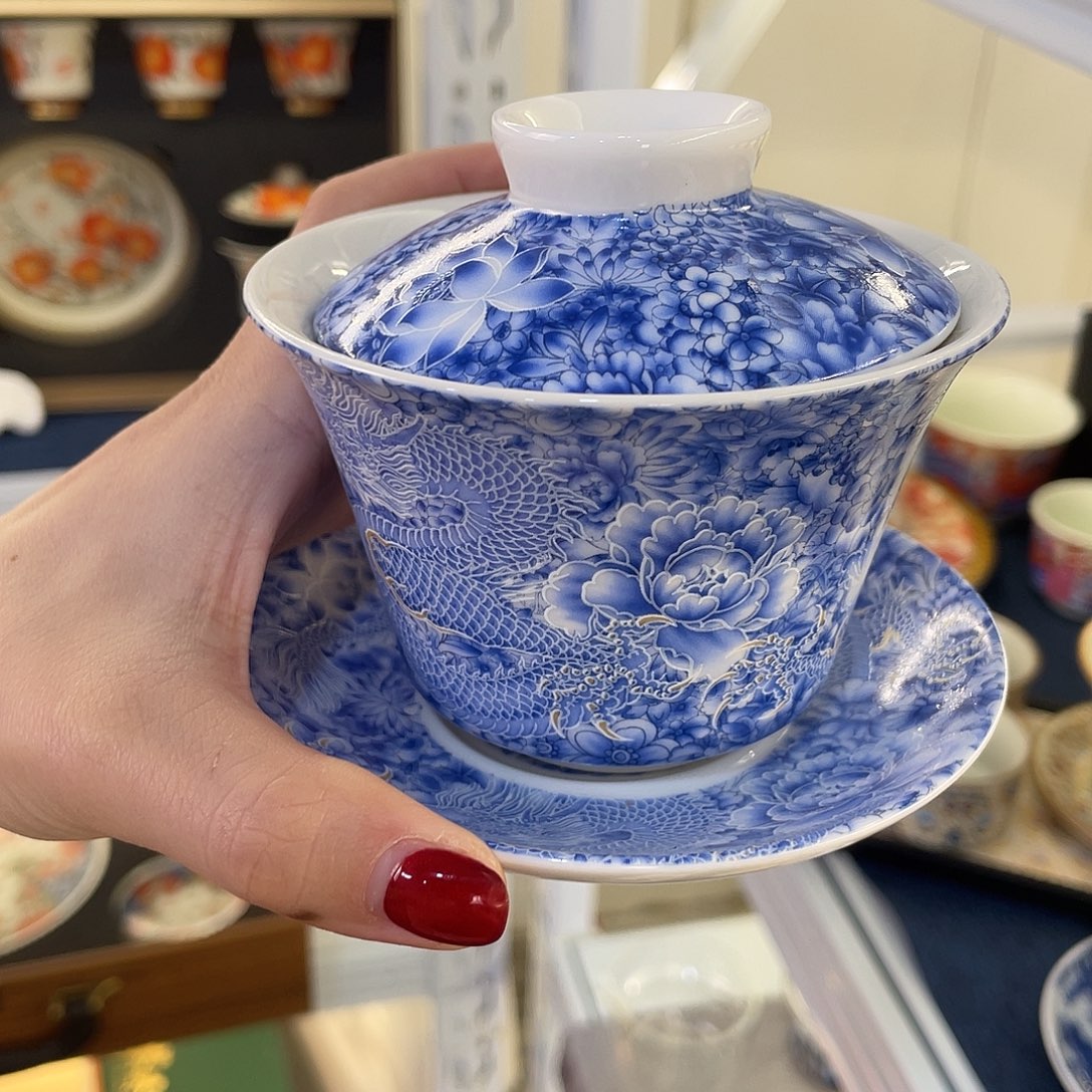 陶景德陶瓷盖碗茶具