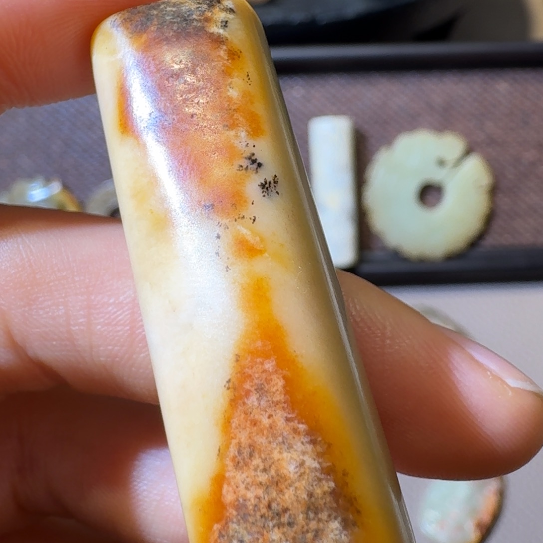 和田玉挂件未镶嵌春*