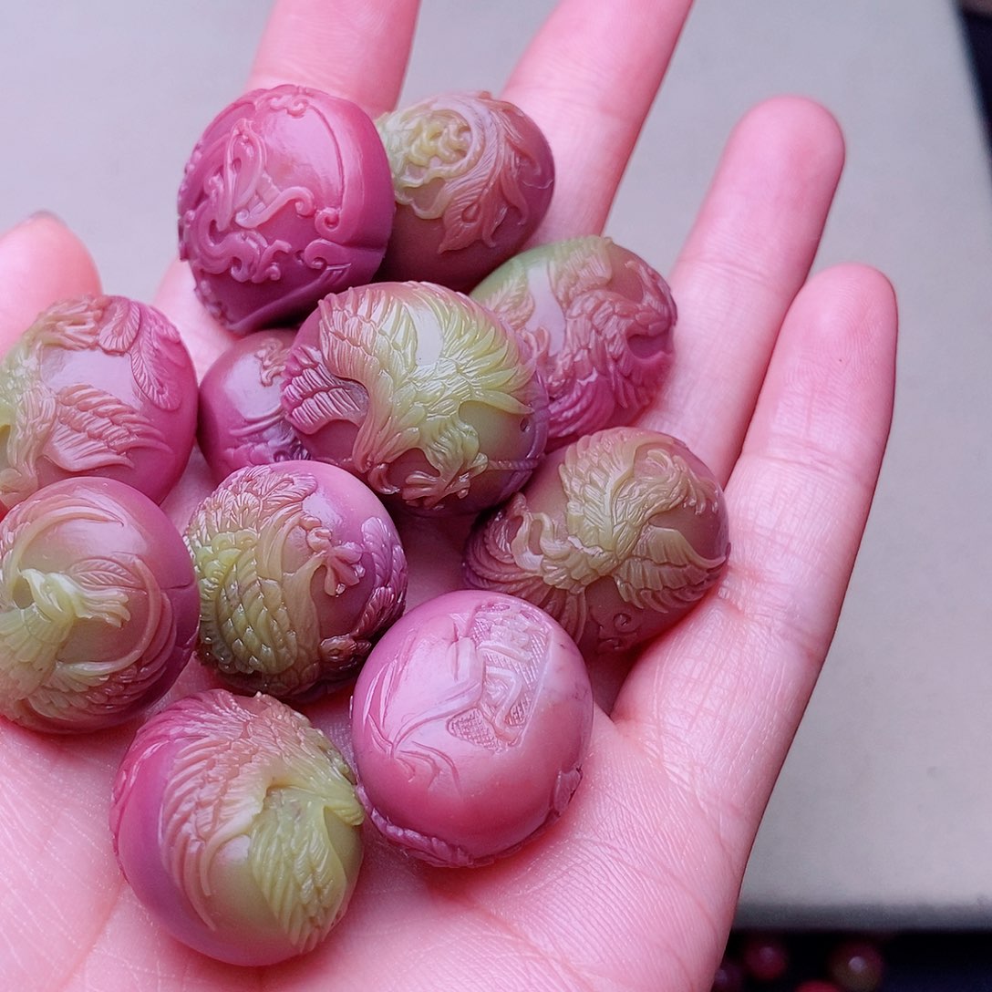 清***丸未镶嵌玛瑙/玉髓珠宝奇石盐源玛瑙定制